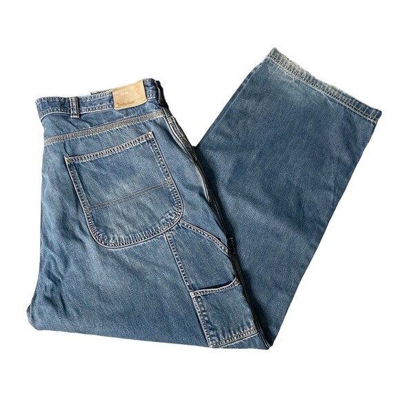 Timberland Authentic Jeans Vtg Outdoor Gear Denim Mens Size 40 X 30 Cotton
